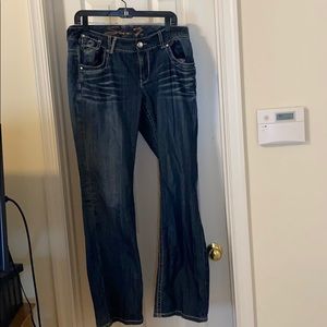 Seven 7 blue jeans sz 14